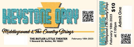 Keystone Opry - Middleground & The Country Strings (Feb. 18, 2023 @7PM)